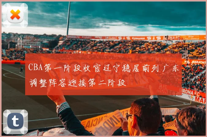 CBA第一阶段收官辽宁稳居前列广东调整阵容迎接第二阶段